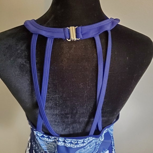 Swim Dress - Blue Elephants - Picture 5 of 7